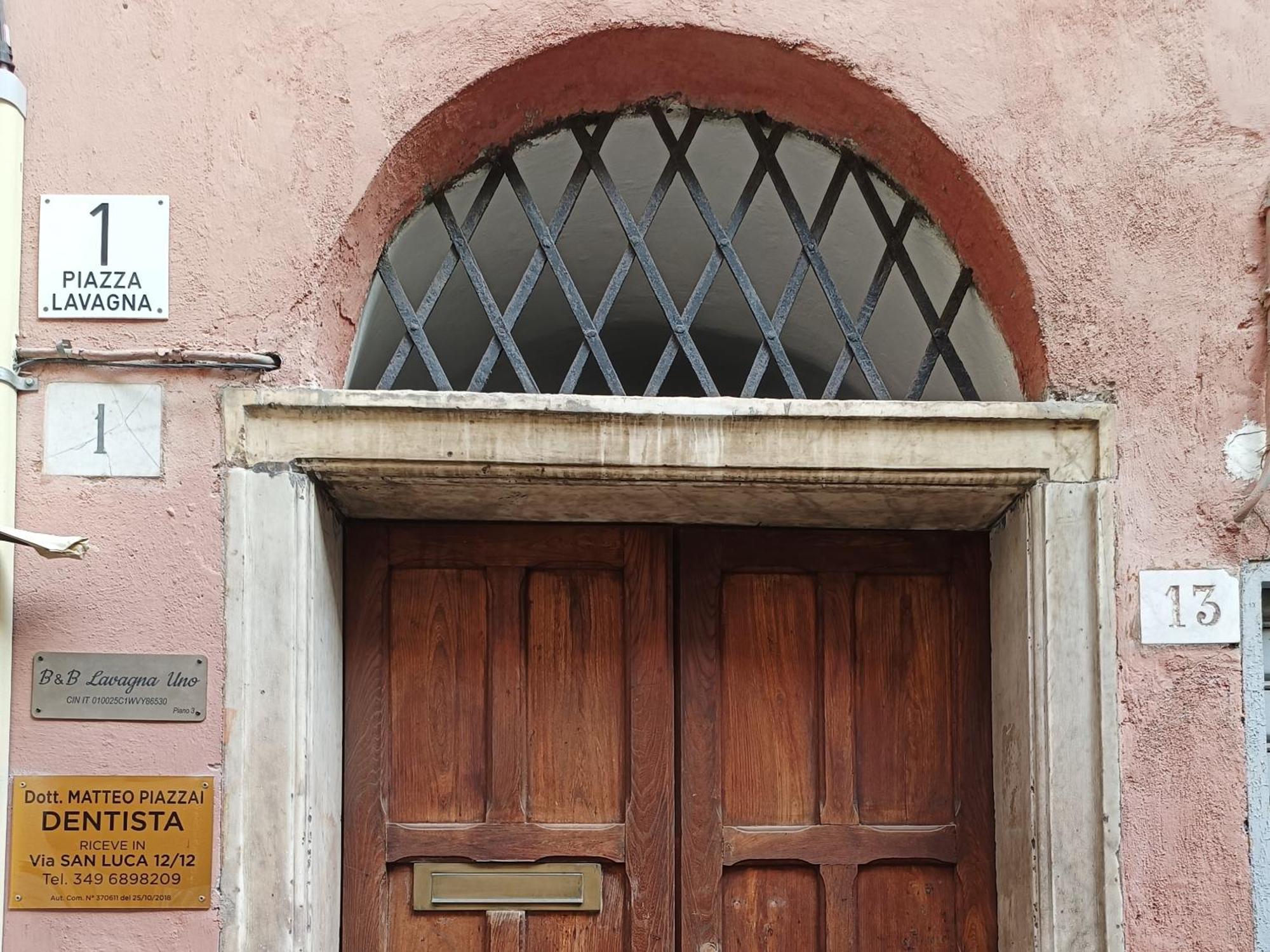 Lavagna Uno Bed and Breakfast Genua Exteriör bild